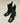 Black Squared Heel Boots